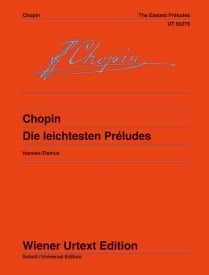 Chopin: The Easiest Preludes for Piano published by Wiener Urtext